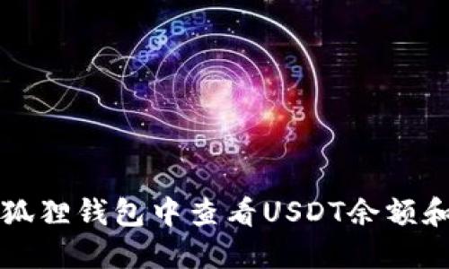 如何在小狐狸钱包中查看USDT余额和交易记录