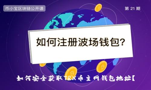 如何安全获取TRX币主网钱包地址？