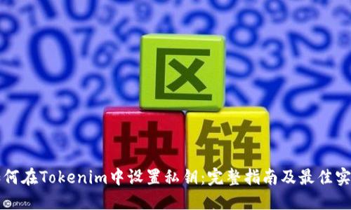 如何在Tokenim中设置私钥：完整指南及最佳实践